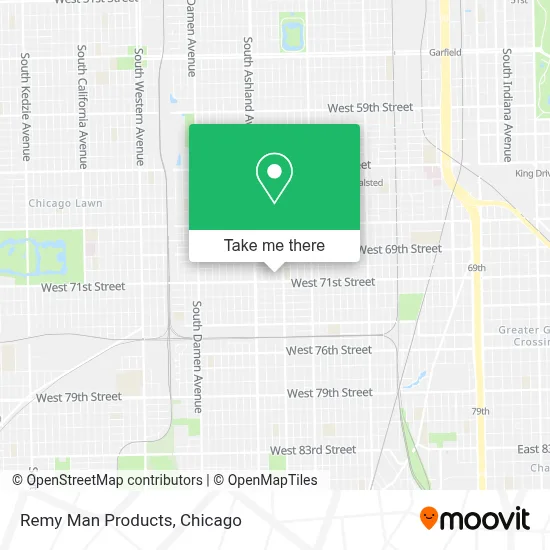 Remy Man Products map