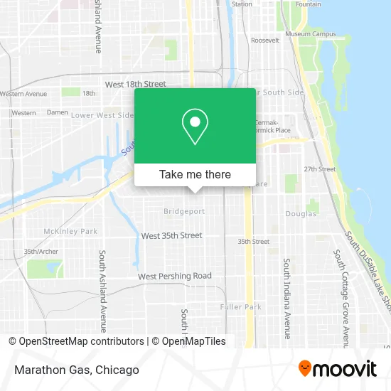 Marathon Gas map