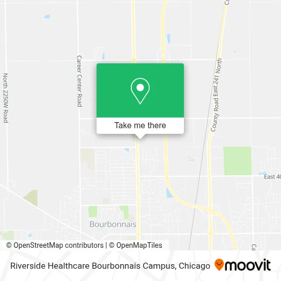 Riverside Healthcare Bourbonnais Campus map