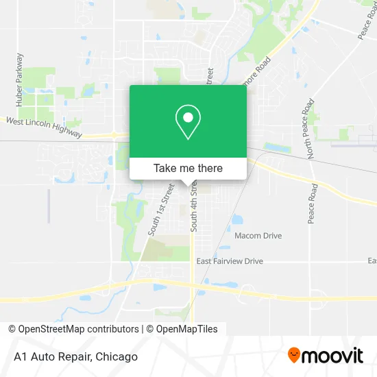 A1 Auto Repair map