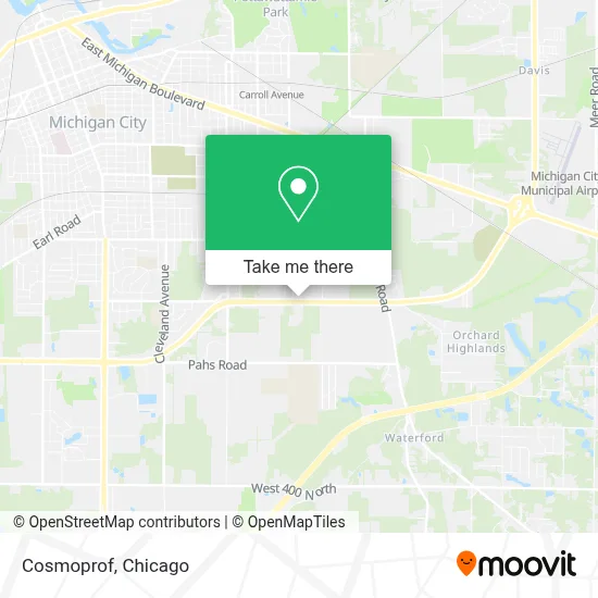 Cosmoprof map