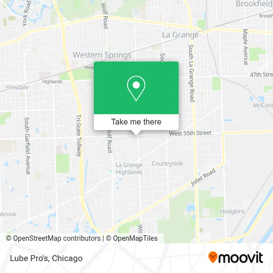 Lube Pro's map