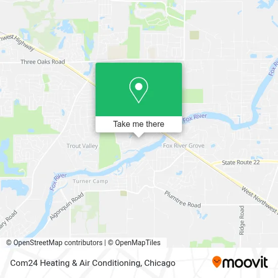 Com24 Heating & Air Conditioning map
