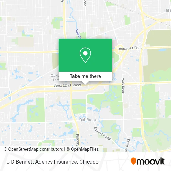 C D Bennett Agency Insurance map