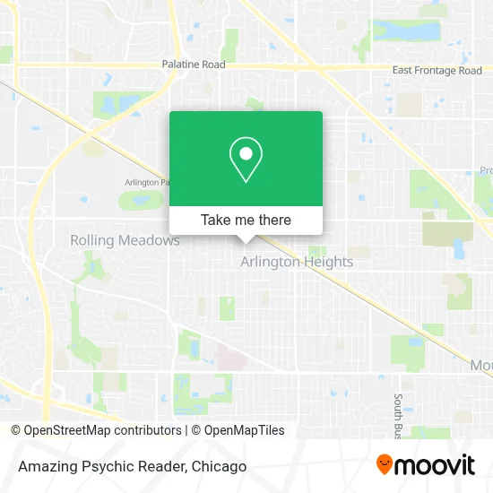 Amazing Psychic Reader map