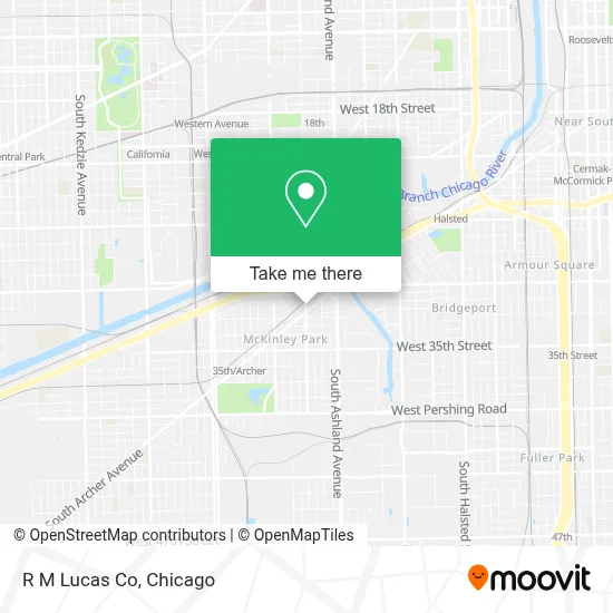 R M Lucas Co map