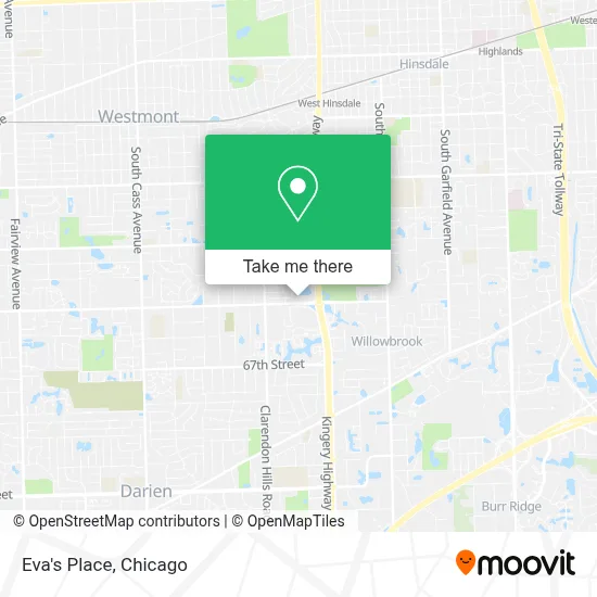Eva's Place map