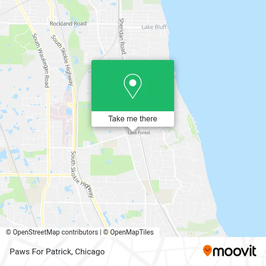 Paws For Patrick map