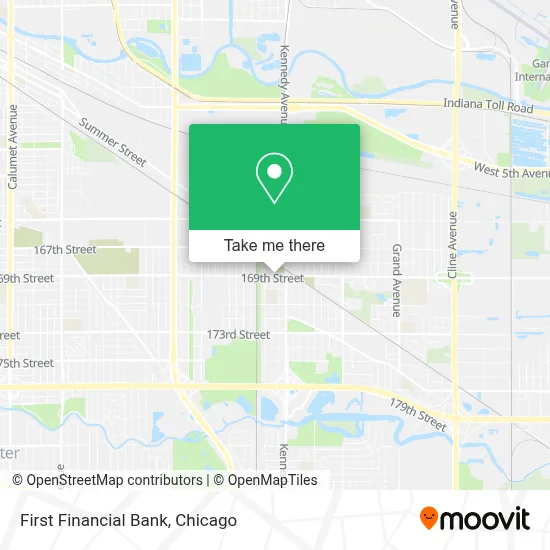 First Financial Bank map