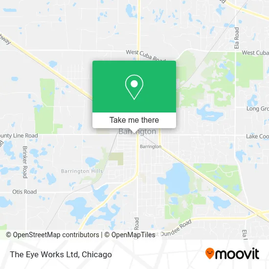 The Eye Works Ltd map