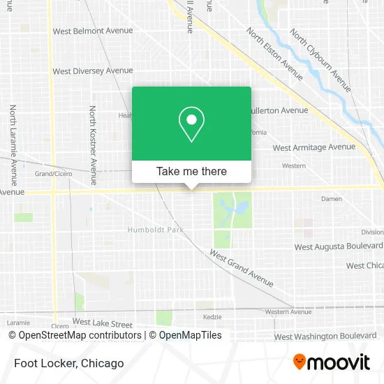 Foot Locker map