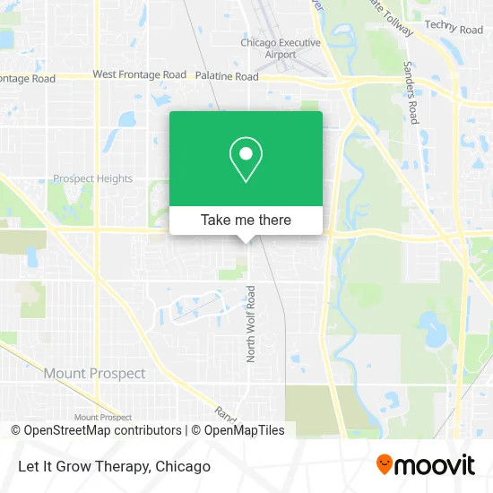 Let It Grow Therapy map