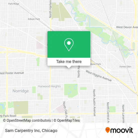 Sam Carpentry Inc map