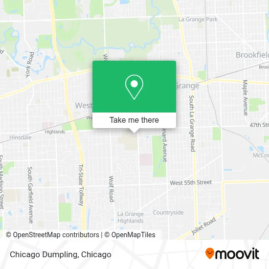 Chicago Dumpling map