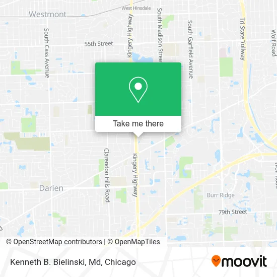 Kenneth B. Bielinski, Md map