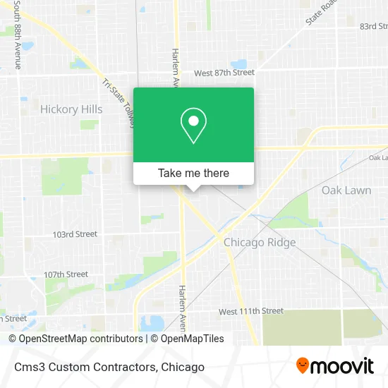 Cms3 Custom Contractors map