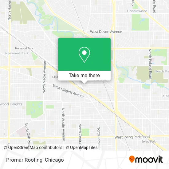 Promar Roofing map