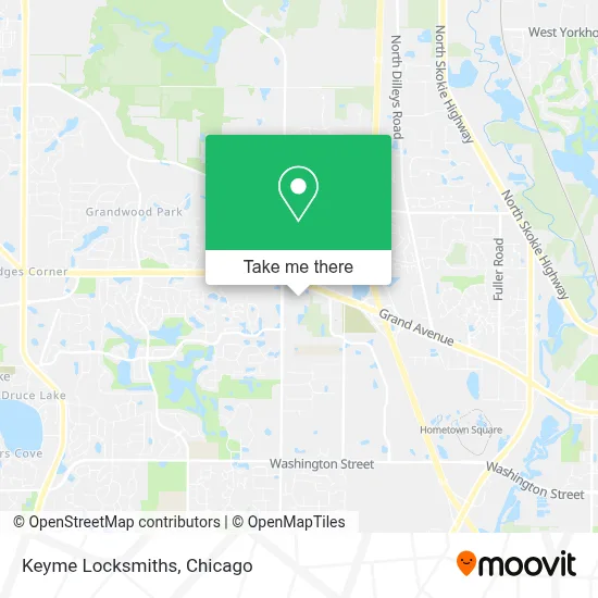 Keyme Locksmiths map