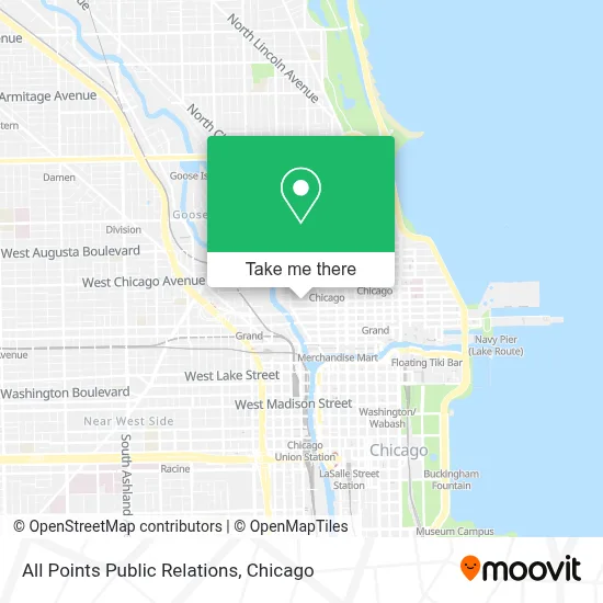 All Points Public Relations map