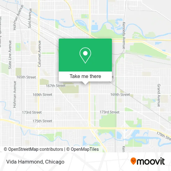 Vida Hammond map