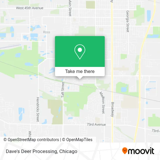 Dave's Deer Processing map