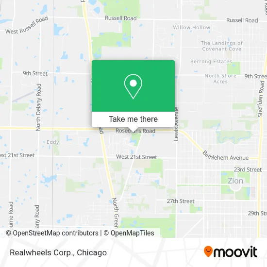 Realwheels Corp. map