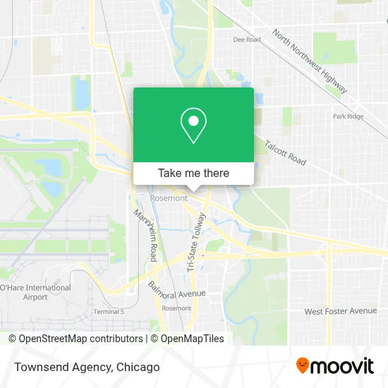 Townsend Agency map