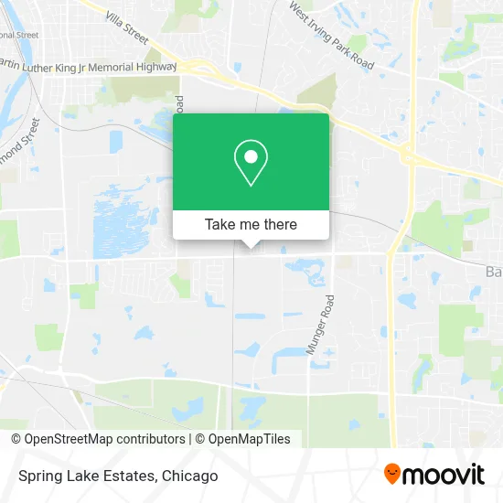 Spring Lake Estates map
