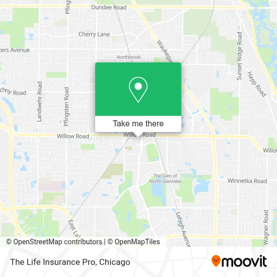 The Life Insurance Pro map