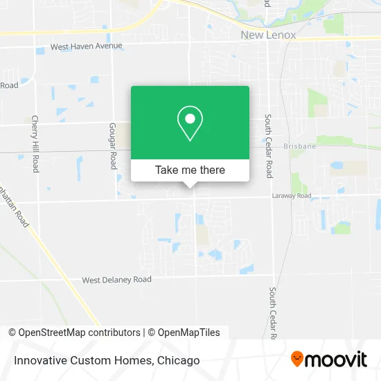 Innovative Custom Homes map