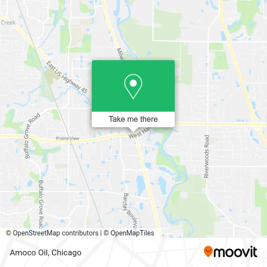 Amoco Oil map