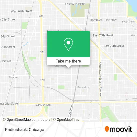 Radioshack map
