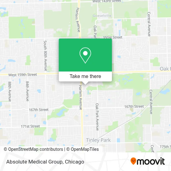 Absolute Medical Group map