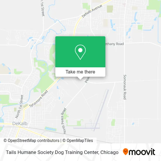 Tails Humane Society Dog Training Center map