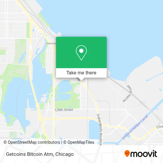 Getcoins Bitcoin Atm map