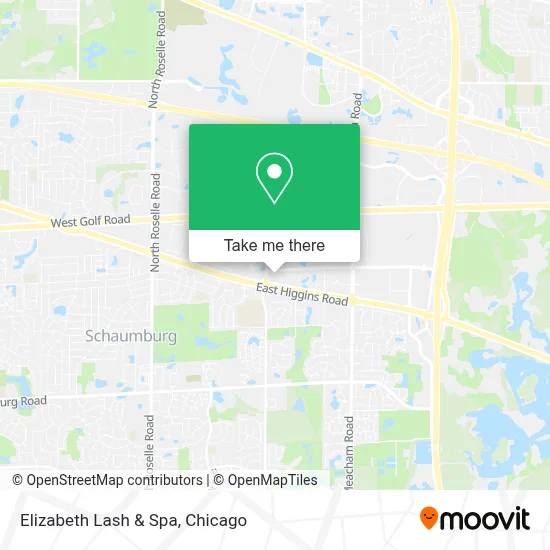 Elizabeth Lash & Spa map