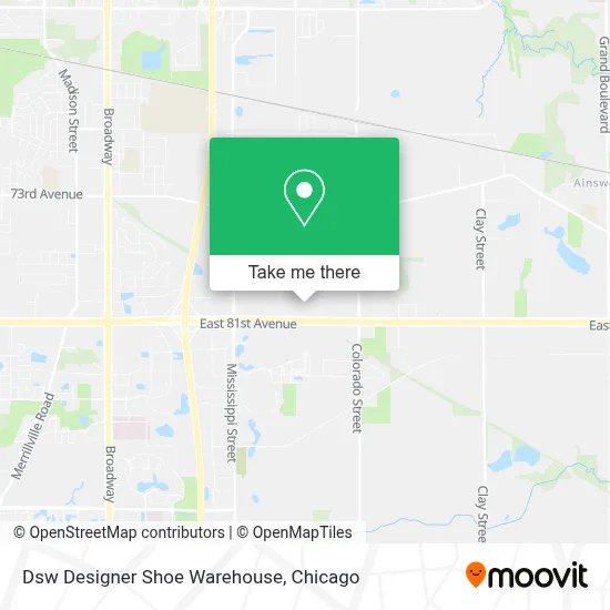 Dsw Designer Shoe Warehouse map
