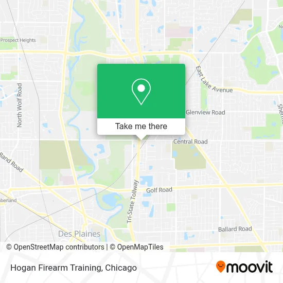 Hogan Firearm Training map