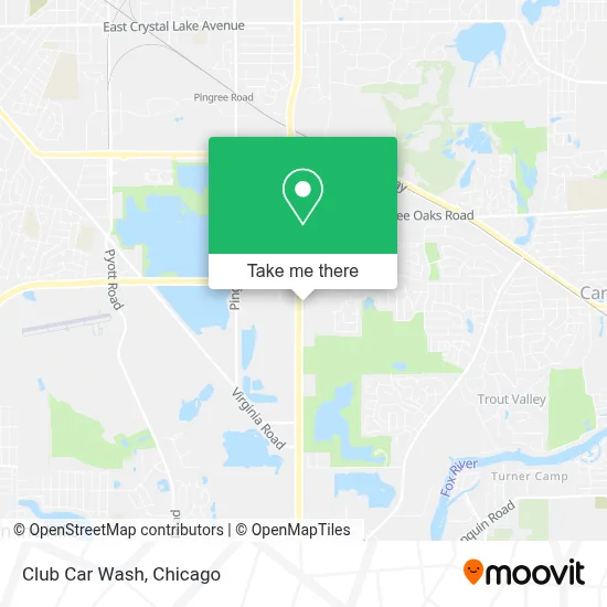 Club Car Wash map