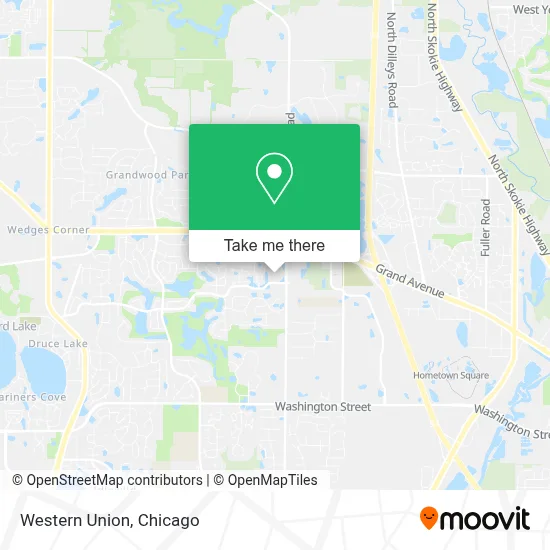 Western Union map