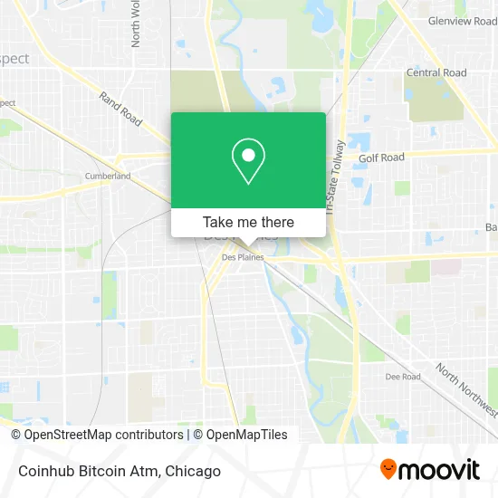 Coinhub Bitcoin Atm map