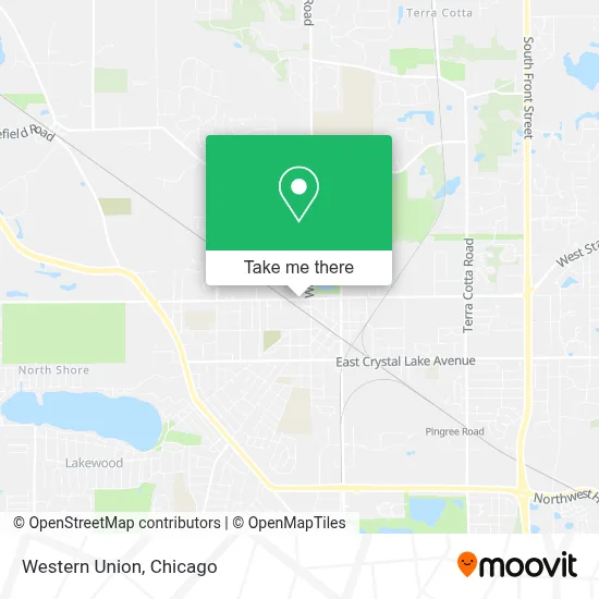 Western Union map
