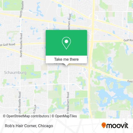 Rob's Hair Corner map