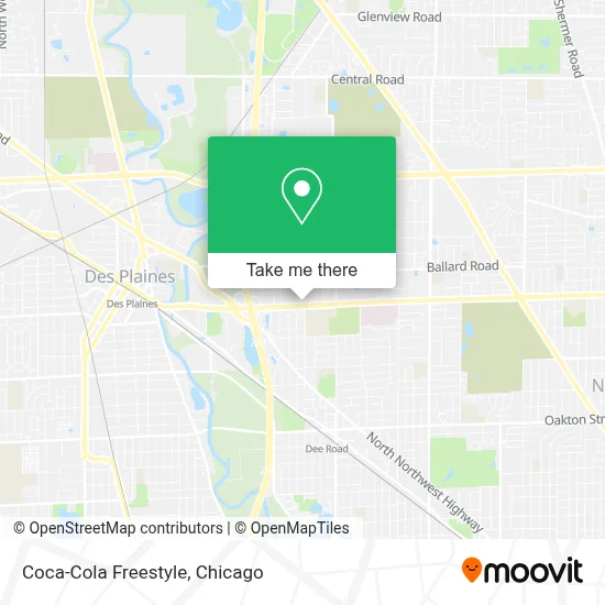 Coca-Cola Freestyle map