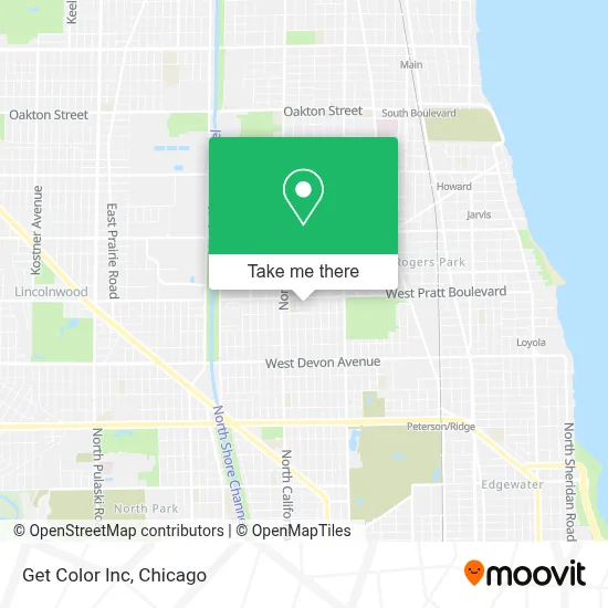Get Color Inc map