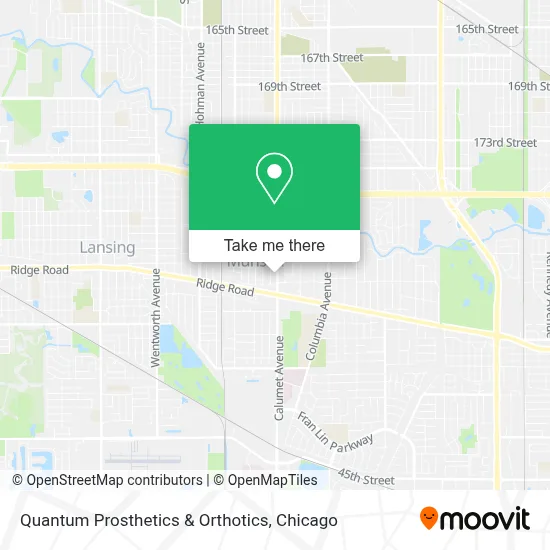 Quantum Prosthetics & Orthotics map