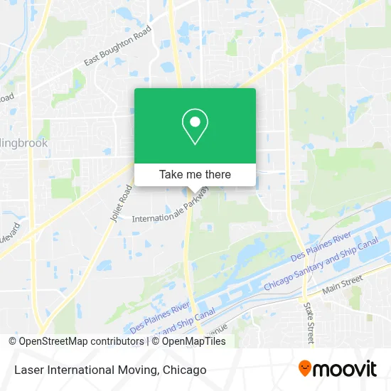 Laser International Moving map