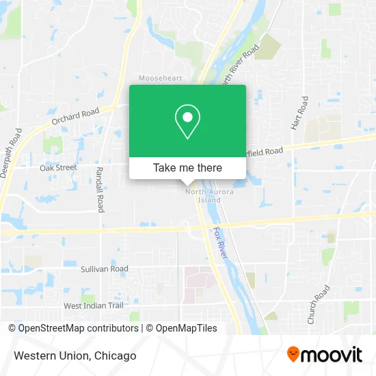 Western Union map