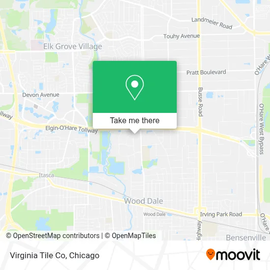 Virginia Tile Co map