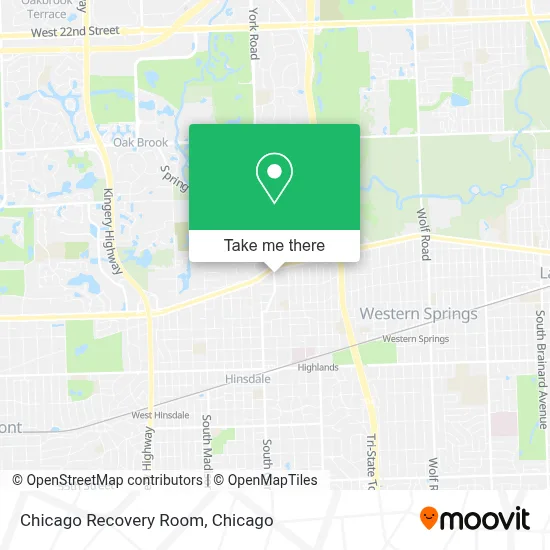 Chicago Recovery Room map